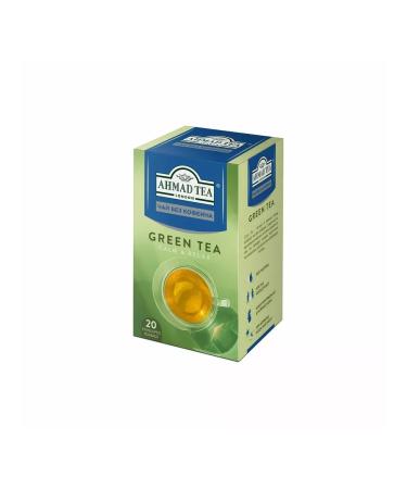 Ahmad Tea Green tea Green Tea without caffeine 20 pack - Buy Online on GoSupps.com
