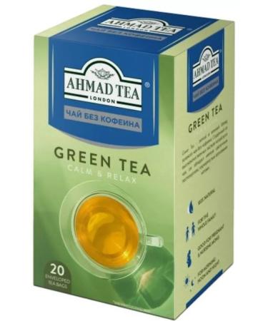 Ahmad Tea Green tea Green without caffeine 6 UEs 20 pack - Buy Online on GoSupps.com
