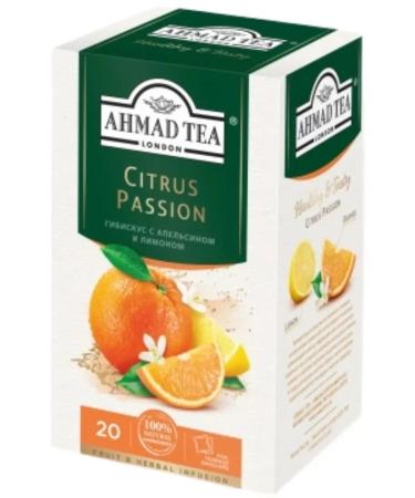 Ahmad Tea Herbal tea hibiscus with orange and lemon 2 units - Buy Online on GoSupps.com
