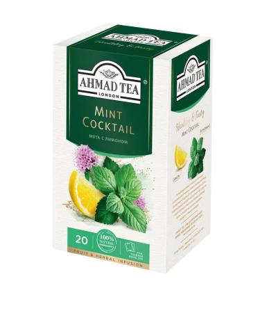 Ahmad Tea Herbal mint tea with lemon 6 units - Buy Online on GoSupps.com