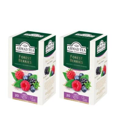 Ahmad Tea Herbal tea hibiscus with forest berries 2 packs
