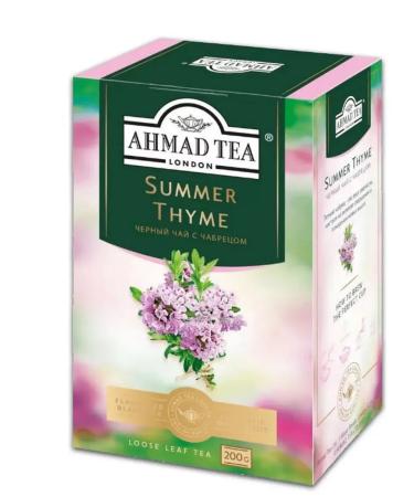 Ahmad Tea Black tea leaf summer thyme 200g