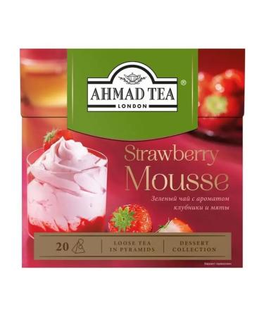 Ahmad Tea Green tea with the aroma of strawberries and mint 2 packages - Buy Online on GoSupps.com