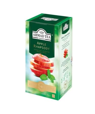 Ahmad Tea Black tea with the aroma of mint and apple 2 packages - Buy Online on GoSupps.com