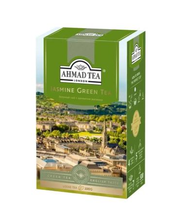 Ahmad Tea Green tea with jasmine 2 units at 100 g - Buy Online on GoSupps.com