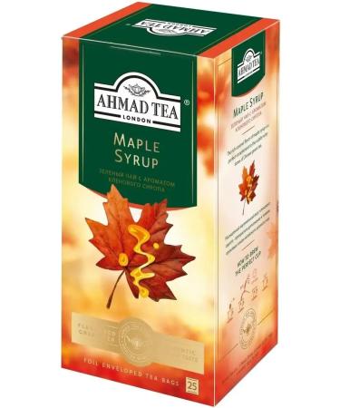 Ahmad Tea Green tea with the aroma of wedge syrup 2 units of 25 pcs - Buy Online on GoSupps.com