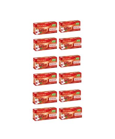 Milford Herbal rosehip tea 20 bags 12 packages