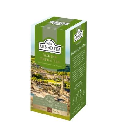 Ahmad Tea Green tea with jasmine 2 units of 25 pack - Buy Online on GoSupps.com
