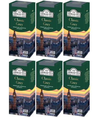 Ahmad Tea Black tea Classic Grey 6 U to 25 PAC