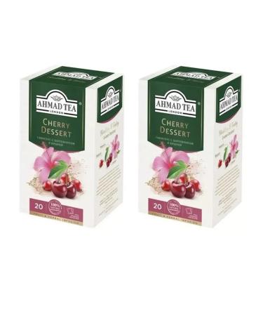 Ahmad Tea Herbal tea with cherries and rose hips 2 units of 20 pack