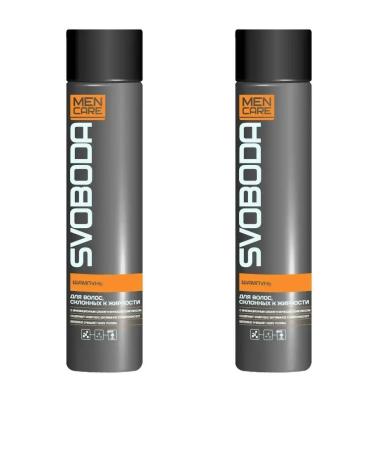 Freedom Men Care hair shampoo prone to fat content 300 ml 2 pcs