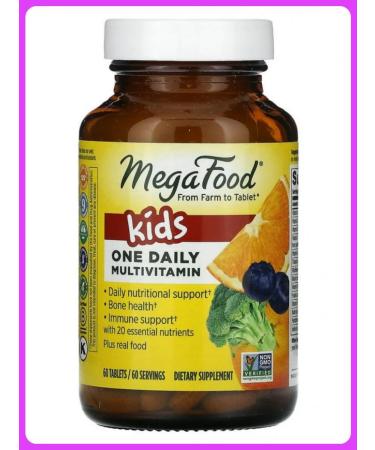 MegaFood A complex of vitamins and minerals for children 60 tablets