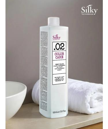 Silky Shampoo for dyed hair Professional 1000 ml - Buy Online on GoSupps.com