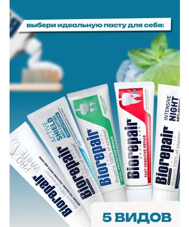 Biorepair Active Shield Paste about active protection 75ml - Buy Online on GoSupps.com