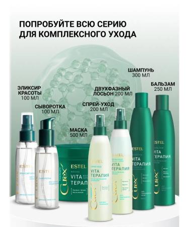 ESTEL Curex Therapha hair shampoo Restoring 300 ml - Buy Online on GoSupps.com