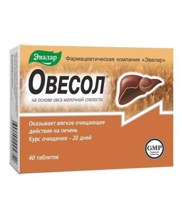 Evalar Owing to cleanse the liver 40 tab (0.25g)