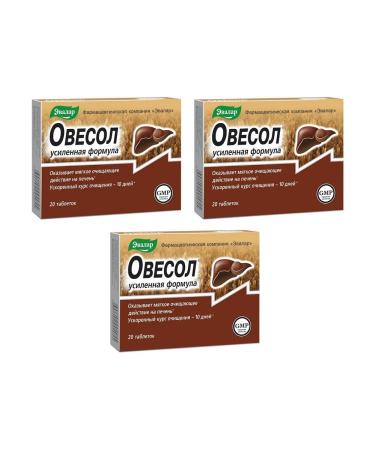 Evalar Owing Enhanced Formula for the liver 20 tabs (0.58g) x 3 units