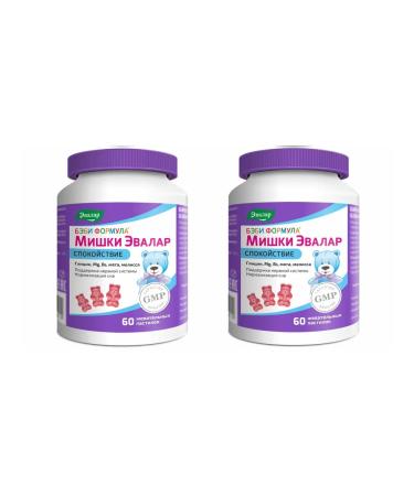 Evalar Baby formula of Mishka Calm 60 loafers (2.5g) x 2 units