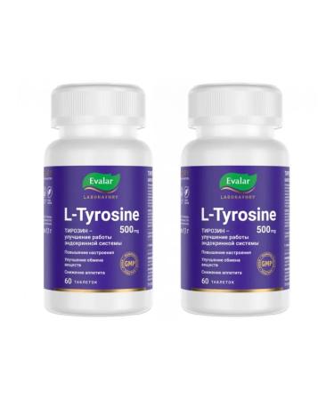 Evalar Tyrosine (L-Tyrosine) 60 tab (1.1 g) x 2 units