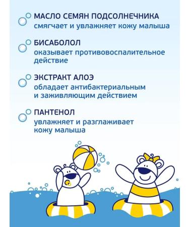 Aqa baby Children's cream after tanning restoring milk - Buy Online on GoSupps.com