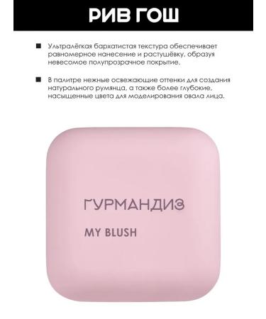 GOURMANDISE Compact blush for the facial Blush 6 g 04 - Buy Online on GoSupps.com