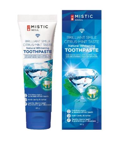 MYSTIC Natural bleaching toothpaste 14+ 60g - Buy Online on GoSupps.com