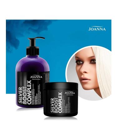 JOANNA Silver Boost Complex shampoo for blond hair 500gr - Buy Online on GoSupps.com