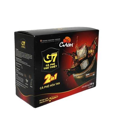Trung Nguyen G7 Vietnamese soluble coffee G7 2 in 1 (15 pcs 16g) - 240g - Buy Online on GoSupps.com