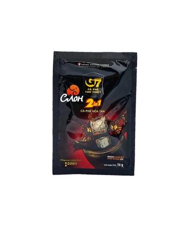 Trung Nguyen G7 Vietnamese soluble coffee G7 2 in 1 (15 pcs 16g) - 240g - Buy Online on GoSupps.com