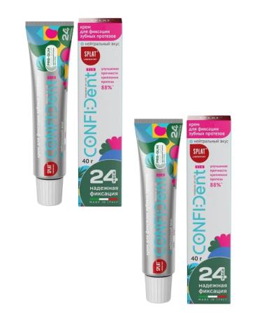 Splat Cream for fixing dentures 40 g neuter VK 2pcs