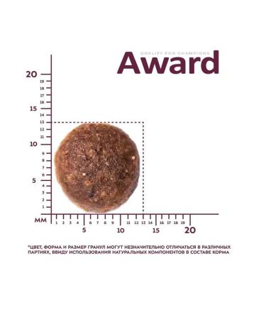 AWARD Dry food 12 kg for dogs of medium breeds with turkey and chicken - Buy Online on GoSupps.com