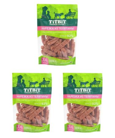 Titbit Torten for dogs of veal cutting 300 g 3 pcs