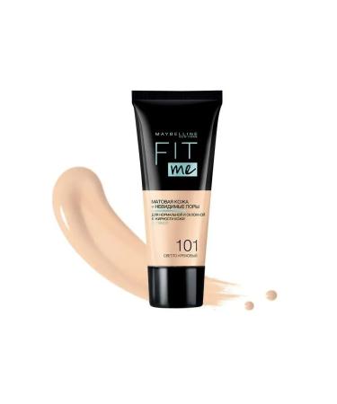 Maybelline New York Fit me foundation for face cream tone 101 - Buy Online on GoSupps.com