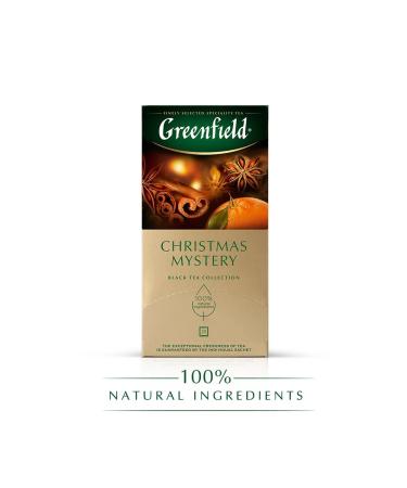 Greenfield CHRISTMAS MySTERY Set Black tea in bags 50pcs 1.8 g - Buy Online on GoSupps.com