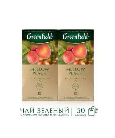 Greenfield Set Mellow Peach Green tea in bags 50 pcs 1.8 g