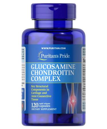 Puritan's Pride Complex Glucosamine and Chondroitin for joints 120 capsules - Buy Online on GoSupps.com