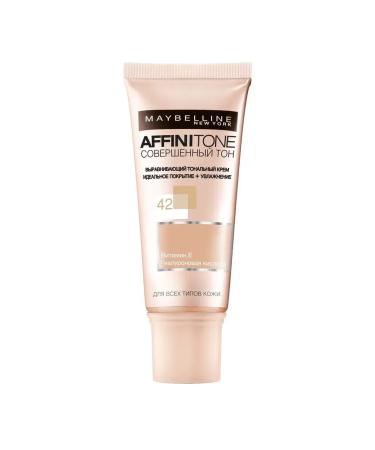 Maybelline New York Affinitone tonal face cream 42 dark beige - Buy Online on GoSupps.com