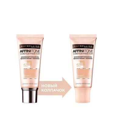 Maybelline New York Affinitone tonal face cream 42 dark beige - Buy Online on GoSupps.com