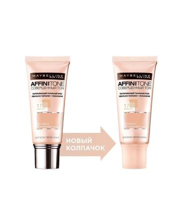 Maybelline New York Affinitone tonal face cream 17 pink-beige - Buy Online on GoSupps.com