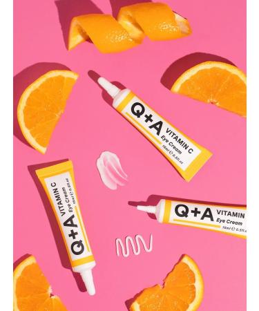 Q+A Vitamin C Eye Cream - Buy Online on GoSupps.com