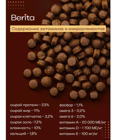 BERITA Dry food for dogs beef 10kg - Buy Online on GoSupps.com