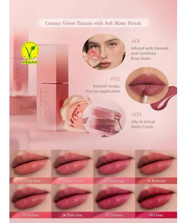Dasique Lip tint Cream de Rose Tint - Buy Online on GoSupps.com