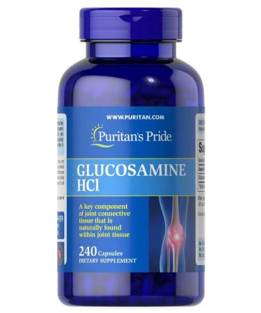 Puritan's Pride Glucosamine hydrochloride Glucosamine HCl 240 capsules - Buy Online on GoSupps.com