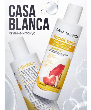 CASA BLANCA Moisturizing face tonic cleansing with 7 extracts