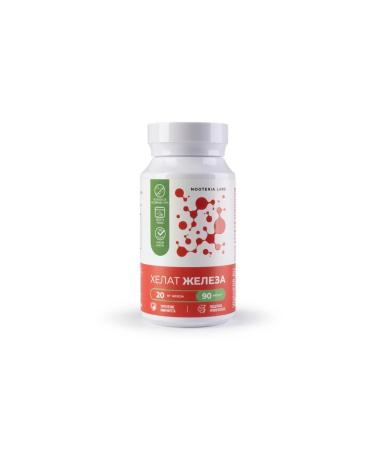 Nooteria Labs Iron HEALAT 20 mg vitamins for energy 90 pcs - Buy Online on GoSupps.com