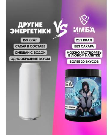 Imba Energy Energy without sugar imba guarana tonic 40 servings - Buy Online on GoSupps.com