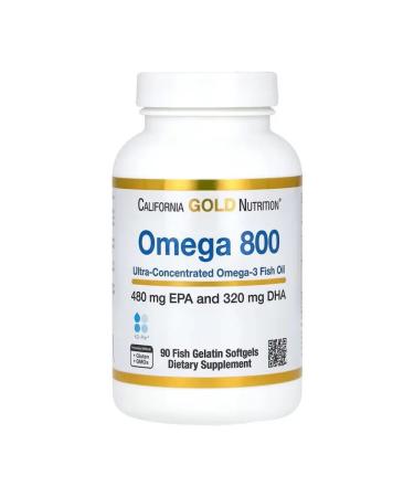 California Gold Nutrition omega 800 Omega 800. Fish oil 90 pcs