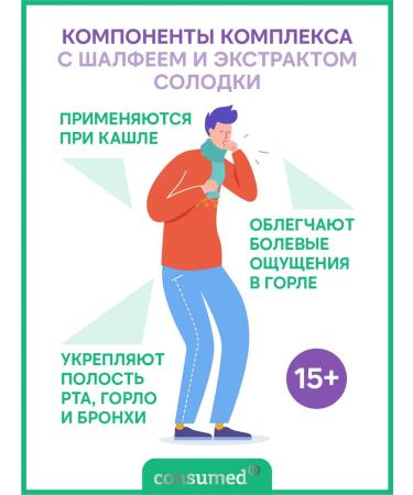 Consumed Sage + licorice vitamin C coughing and throat 25 pcs - Buy Online on GoSupps.com