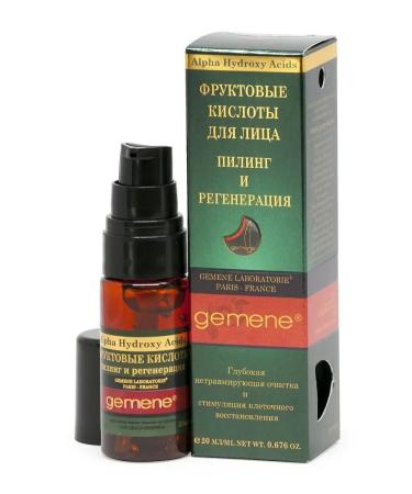 Gemene Fruit Acids for the Face with Hyaluronic Acid. Peeling and Regeneration - Buy Online on GoSupps.com