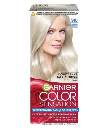 Garnier Cream for hair Color Sensation 910 - Buy Online on GoSupps.com